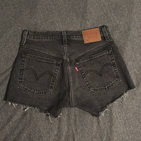 Levi's Pants - Black Denim Levi Shorts
